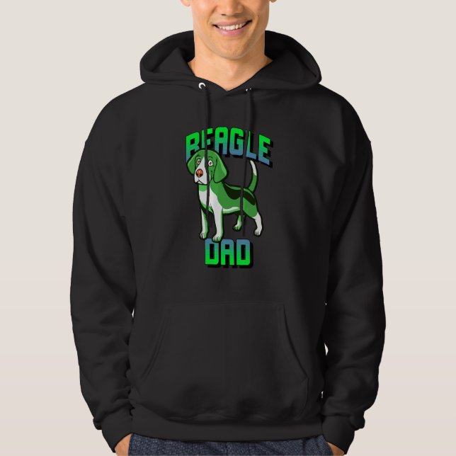 Beagle Dad Hoodie (Front)