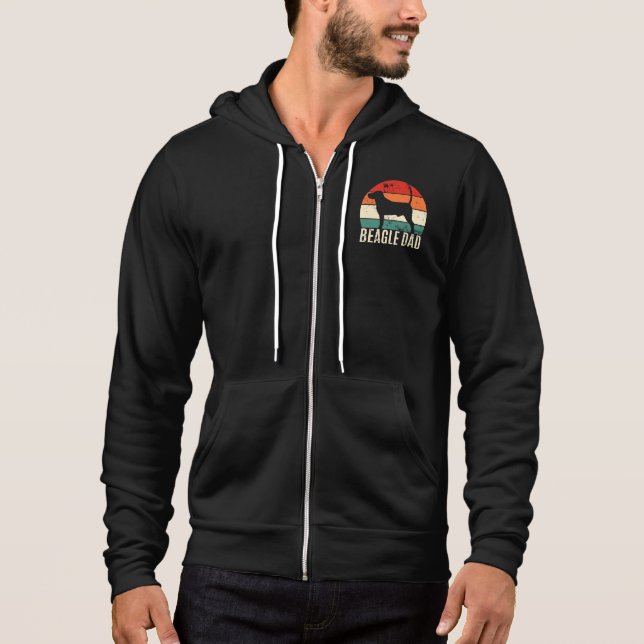 Beagle Dad Hoodie (Front)
