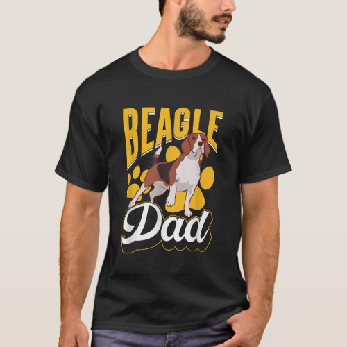 Beagle Dad Lover Puppy Beagles Dog Father Daddy Pa T_Shirt