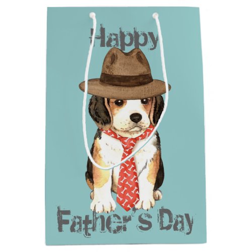 Beagle Dad Medium Gift Bag