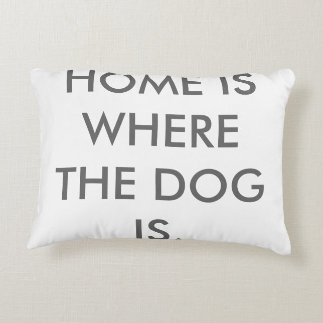 Beagle Decorative Pillow (Back)