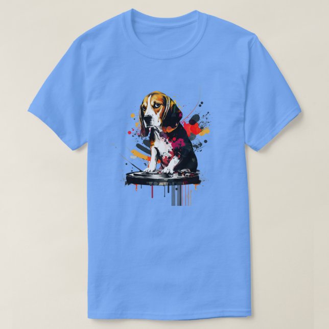 Beagle DJ T-Shirt (Design Front)