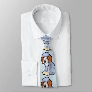 Beagle Doctor Neck Tie