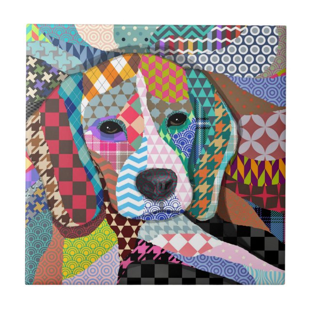 Beagle Dog 161 Ceramic Tile (Front)