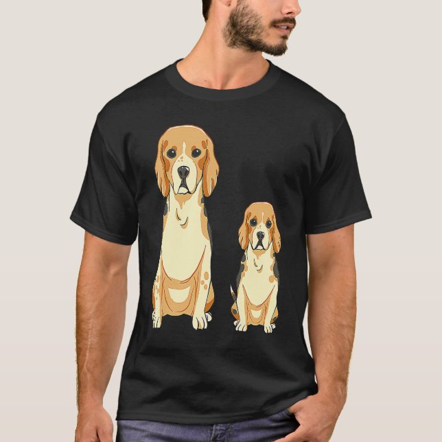 Beagle dog  1 T-Shirt (Front)