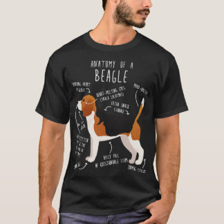 Beagle Dog Anatomy 1 T-Shirt