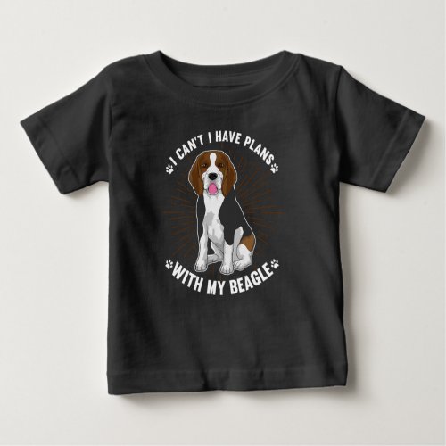 Beagle Dog Art Apparel Beagle Dog Lovers Baby T_Shirt