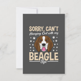 Beagle Dog Art Apparel/ Beagle Dog Lovers Thank Yo Thank You Card
