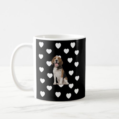 Beagle Dog Baby Blue Nursery Room Decoration Heart Coffee Mug