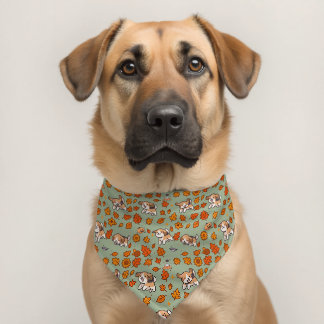 Beagle Dog Bandana Halloween Cute Kawaii Pet Collar