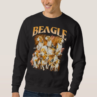 Beagle Dog Beagle Dog Vintage 90s Style Sweatshirt
