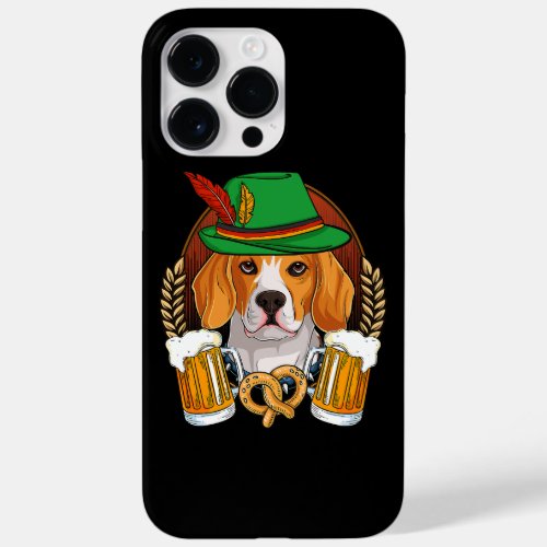 Beagle Dog Beer Drinkers Oktoberfest Case_Mate iPhone 14 Pro Max Case