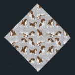 Beagle dog breed - grey bandana<br><div class="desc">Beagle dog breed - grey</div>