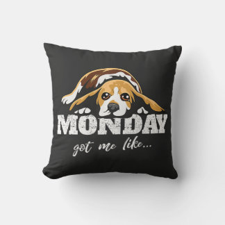 Beagle Dog Breed Premium/ Beagle Dog Lovers Throw Pillow