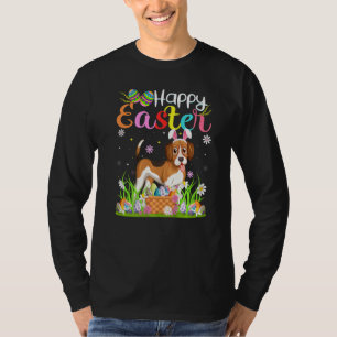 Beagle Dog Bunny Egg Hunting  Beagle Happy Easter T-Shirt