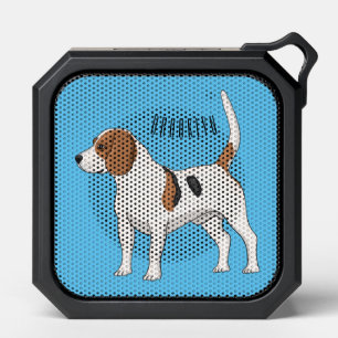 Beagle dog cartoon illustration bluetooth speaker