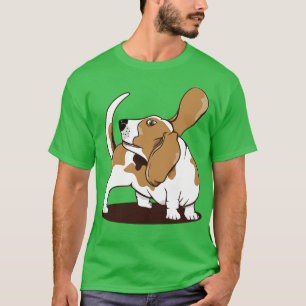Beagle dog chasing its tail T-Shirt