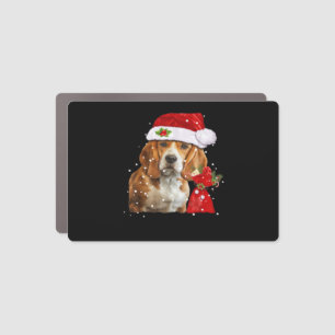 Beagle Dog Christmas T Shirt Christmas Dog Essenti Car Magnet