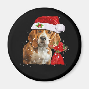 Beagle Dog Christmas T Shirt Christmas Dog Essenti Magnet