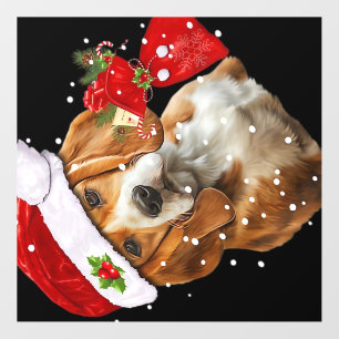 Beagle Dog Christmas T Shirt Christmas Dog Essenti Wall Decal