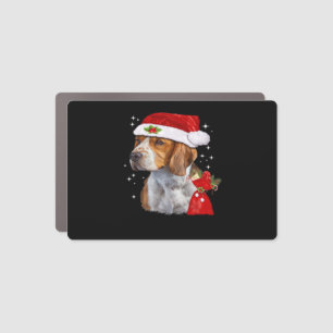 Beagle Dog Christmas T Shirt Dog Family Christmas Car Magnet