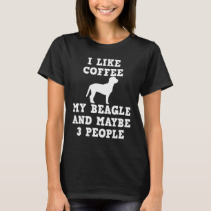Beagle Dog Coffee T-Shirt