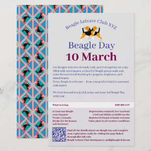 Beagle Dog Day Mailing Stationery