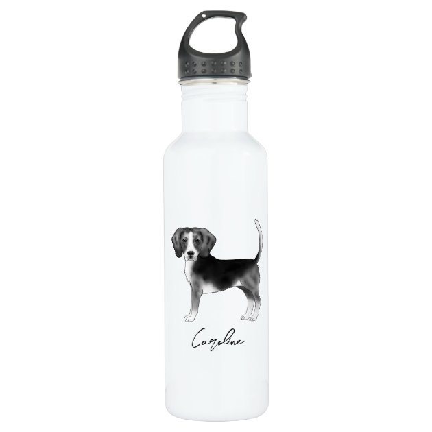 Water bottle with deals dog design