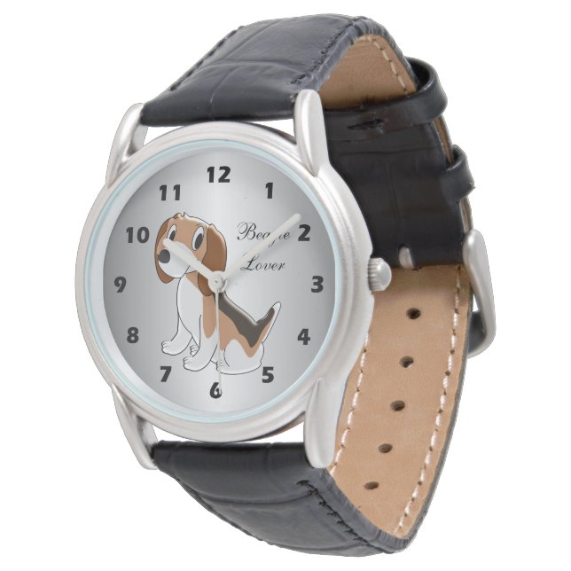 Beagle Dog Design Watch (Angled)