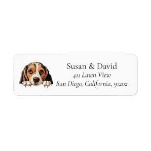 Beagle Dog Dog Breed Pet Lovers Label