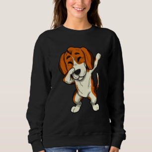 Beagle Dog Dogs Dabbing Beagle Sweatshirt