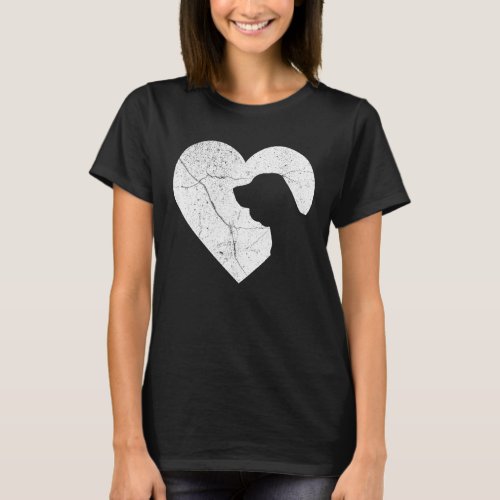 Beagle Dog Funny Heart Valentines Day Dog Dad Mom T_Shirt