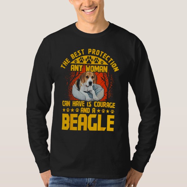 Beagle dog funny saying_2 T-Shirt (Front)