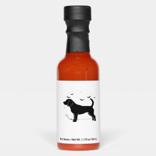 Beagle Dog � Halloween Moon Silhouette Oversized T Hot Sauces