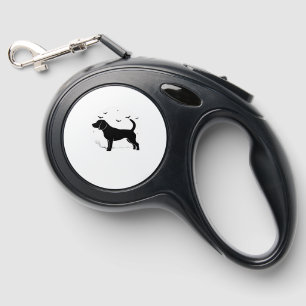 Beagle Dog � Halloween Moon Silhouette Oversized T Retractable Pet Leash