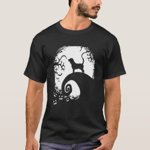 Beagle Dog Halloween Under The Moonlight Spooky Do T-Shirt