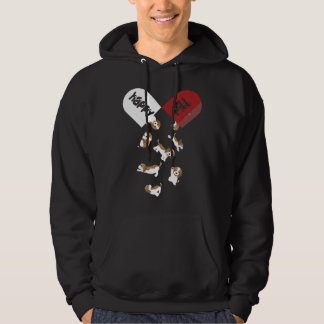 Beagle Dog Happy Pill Cute Beagles   Beagle Mom Da Hoodie