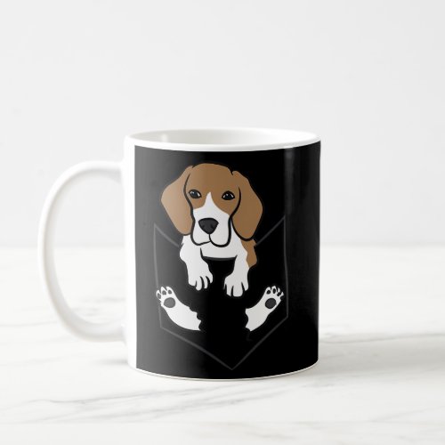 Beagle Dog In The Pocket Pocket Beagle Coffee Mug