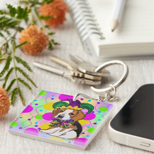 Beagle Dog Keychain