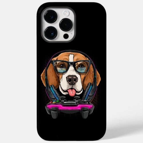 Beagle Dog Love Gaming Computer Video Game Case_Mate iPhone 14 Pro Max Case