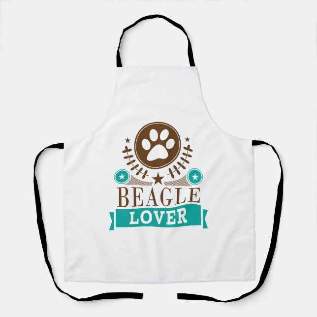Beagle Dog Lover Apron (Front)