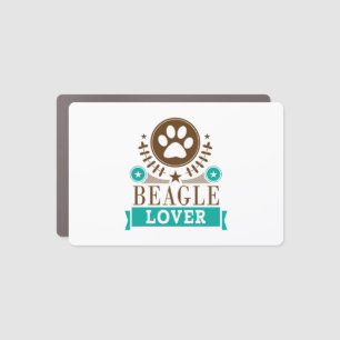 Beagle Dog Lover Car Magnet