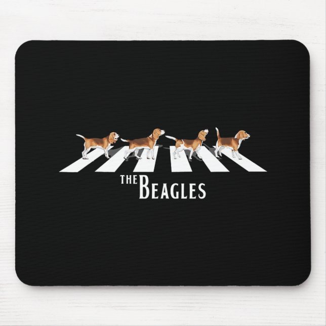  Beagle Dog Lover/ Funny Beagle  Mouse Pad (Front)