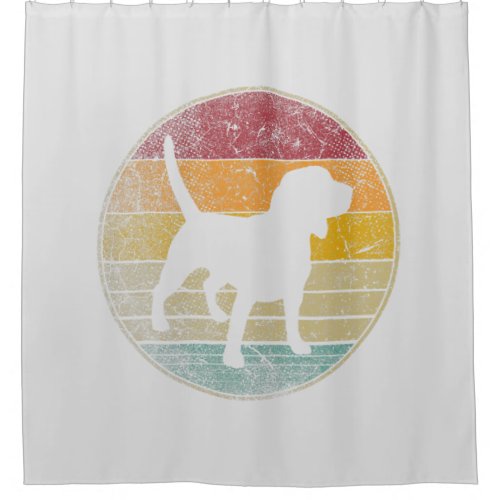  Beagle Dog Lover Funny Beagle Shower Curtain
