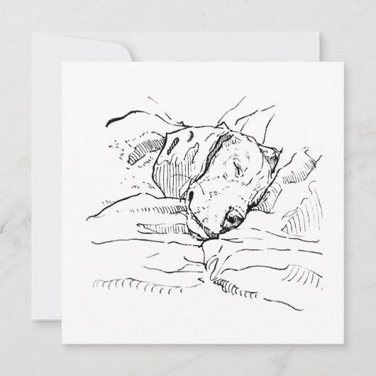 Beagle Dog Lover Illustration (Front)