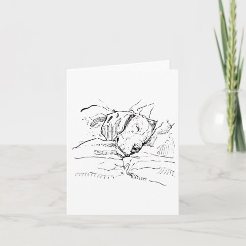 Beagle Dog Lover Illustration  Card