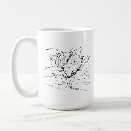 Beagle Dog Lover Illustration  Coffee Mug