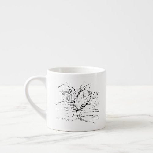 Beagle Dog Lover Illustration  Espresso Cup