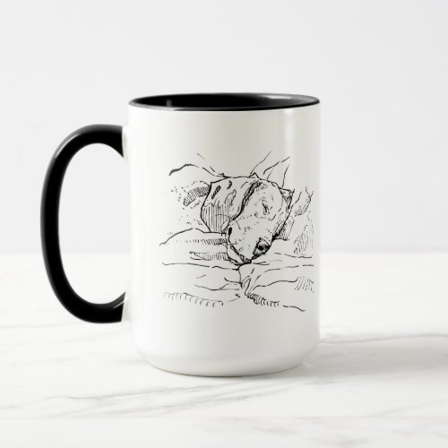 Beagle Dog Lover Illustration  Mug