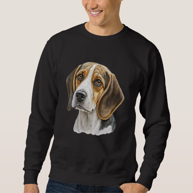 Beagle Dog Lover Mom & Dad Sweatshirt (Front)